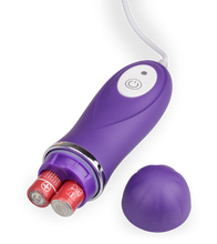 Load image into Gallery viewer, Realistic suction-cup vibrating dildo